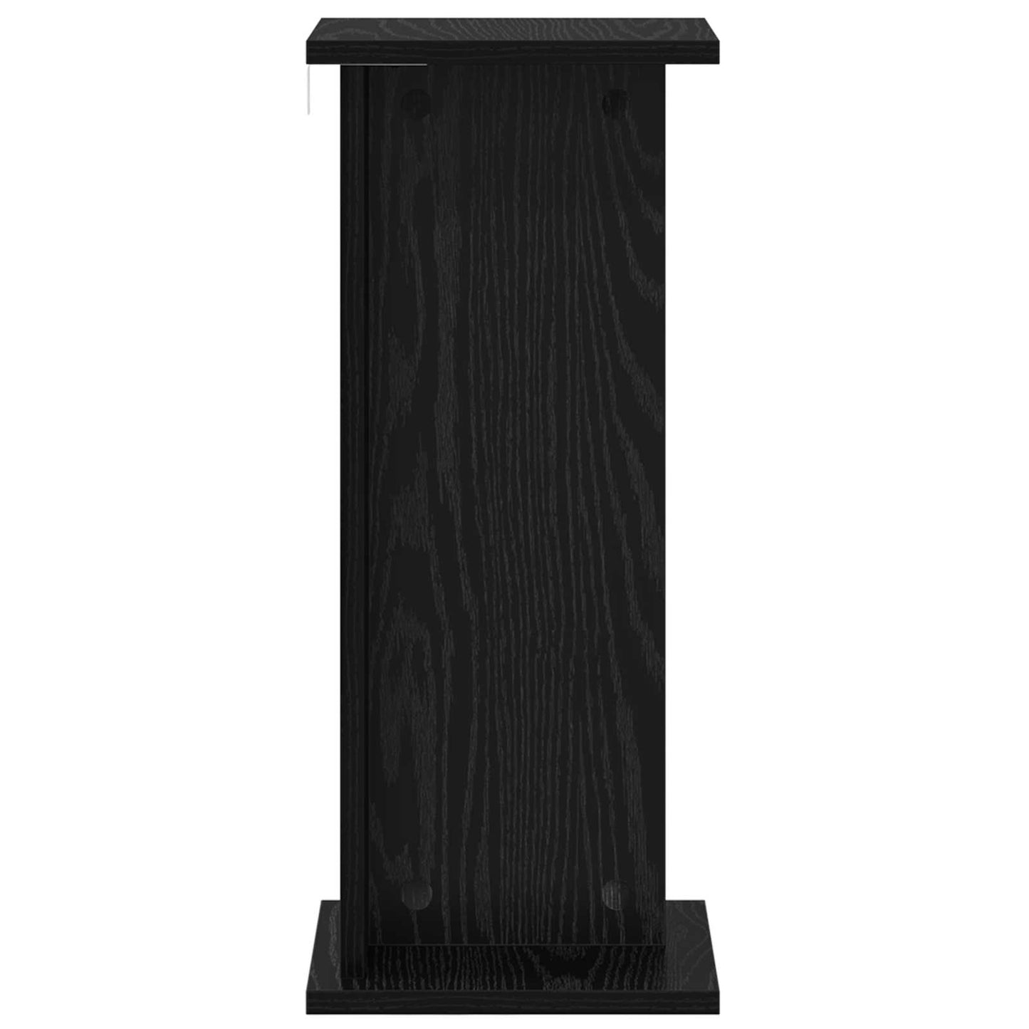 Supporto per piante Rovere Nero 25 x 25,5 x 60,5 cm | homemem39