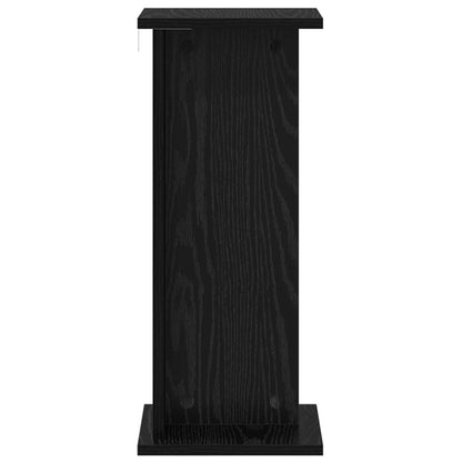 Supporto per piante 2 pcs Rovere Nero 25 x 25,5 x 60,5 cm | homemem39