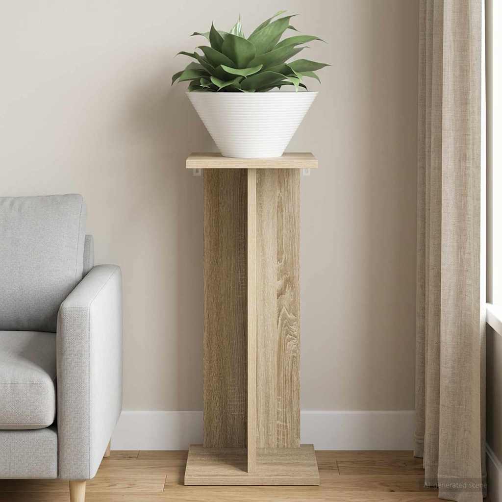 Supporto per piante Rovere Sonoma 25 x 25,5 x 60,5 cm | homemem39