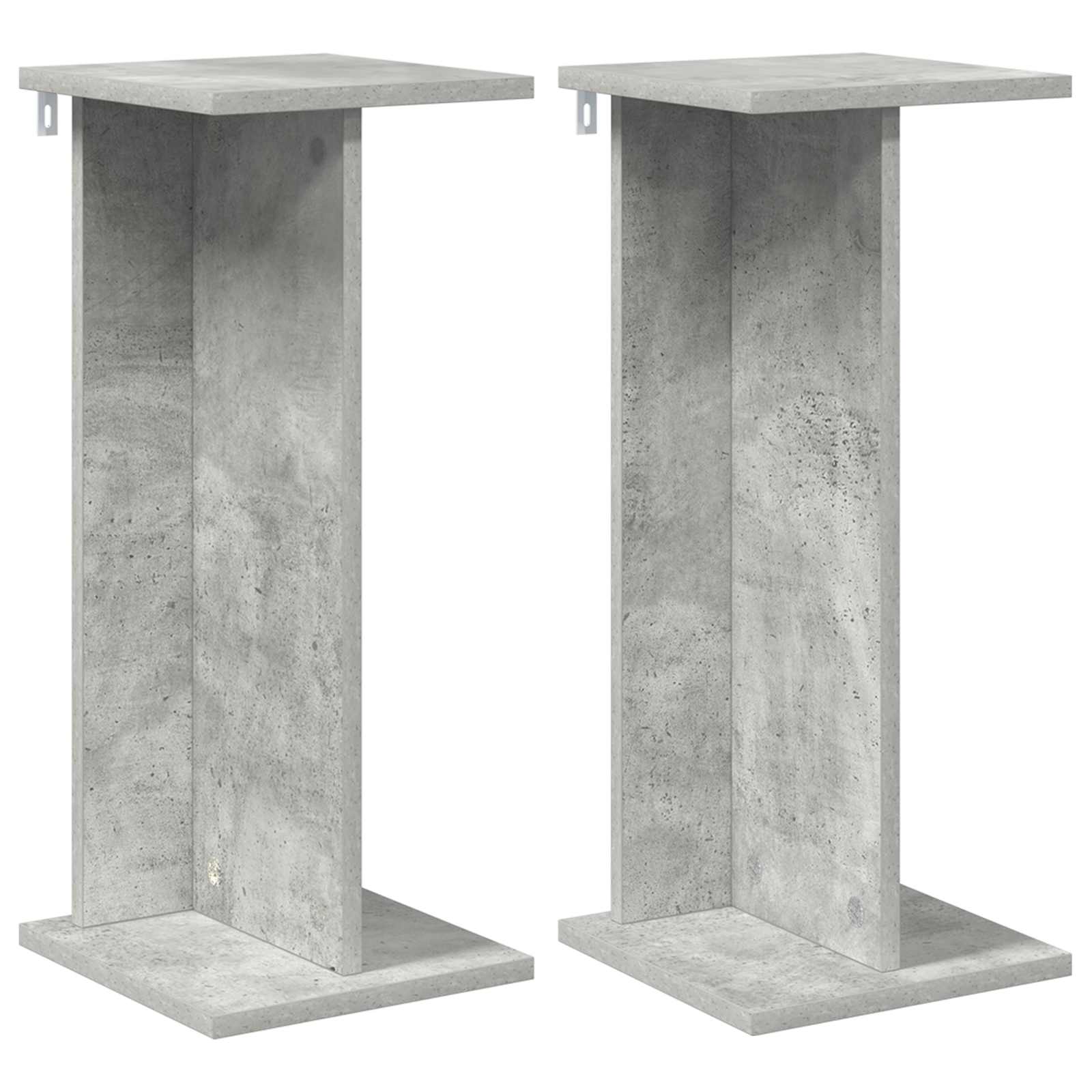 Supporto per piante 2 pcs Grigio Cemento 25 x 25,5 x 60,5 cm | homemem39