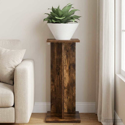 Supporto per piante Quercia Affumicata 25 x 25,5 x 60,5 cm | homemem39