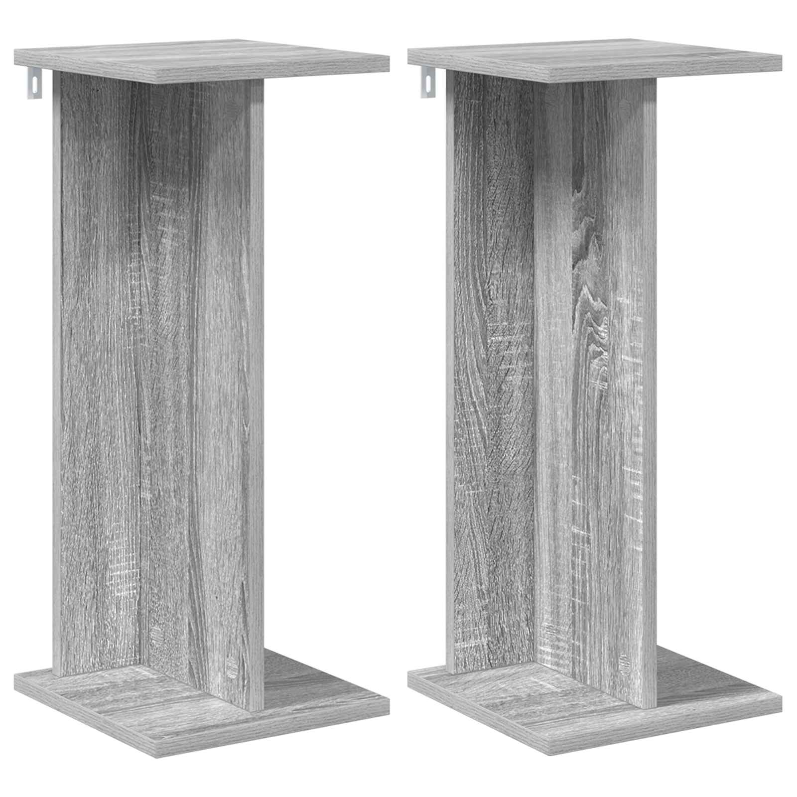 Supporto per piante 2 pcs Sonoma grigia 25 x 25,5 x 60,5 cm | homemem39