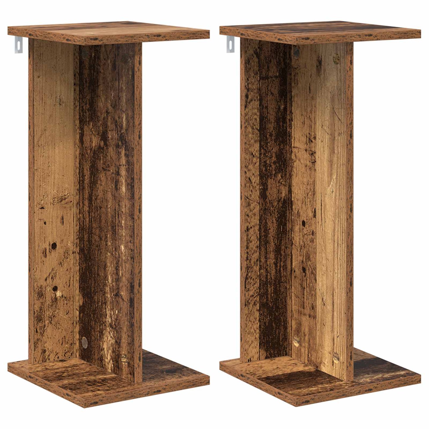Supporto per piante 2 pcs Legno vecchio 25 x 25,5 x 60,5 cm | homemem39