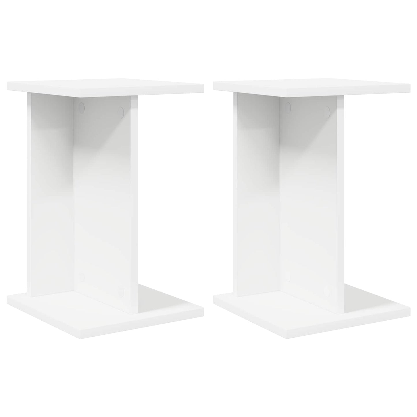 Supporto per piante 2 pcs Bianco 25 x 25,5 x 40,5 cm | homemem39