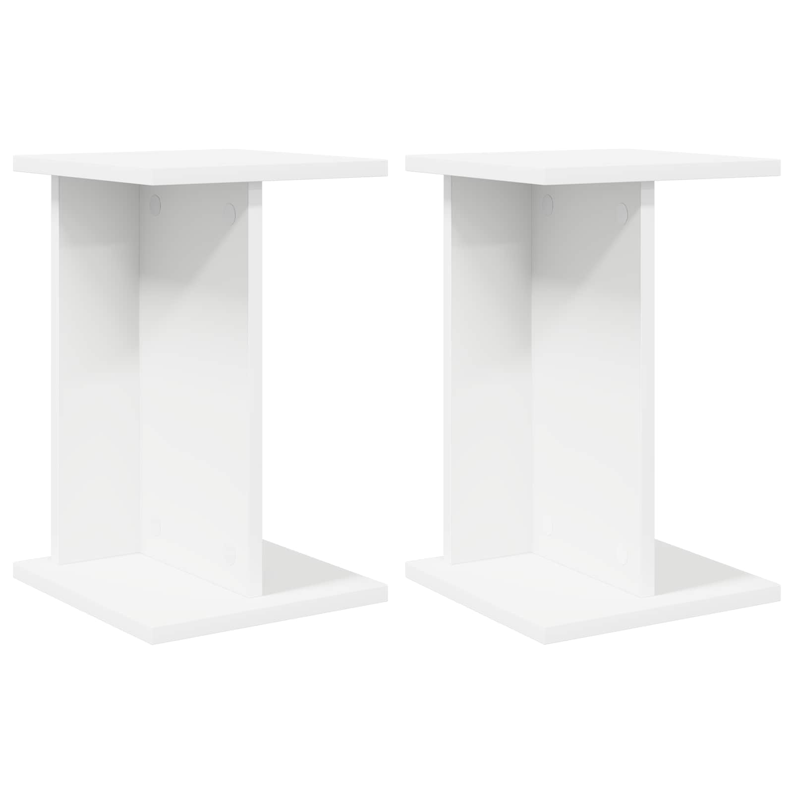 Supporto per piante 2 pcs Bianco 25 x 25,5 x 40,5 cm | homemem39