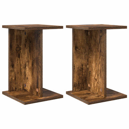 Supporto per piante 2 pcs Quercia Affumicata | homemem39
