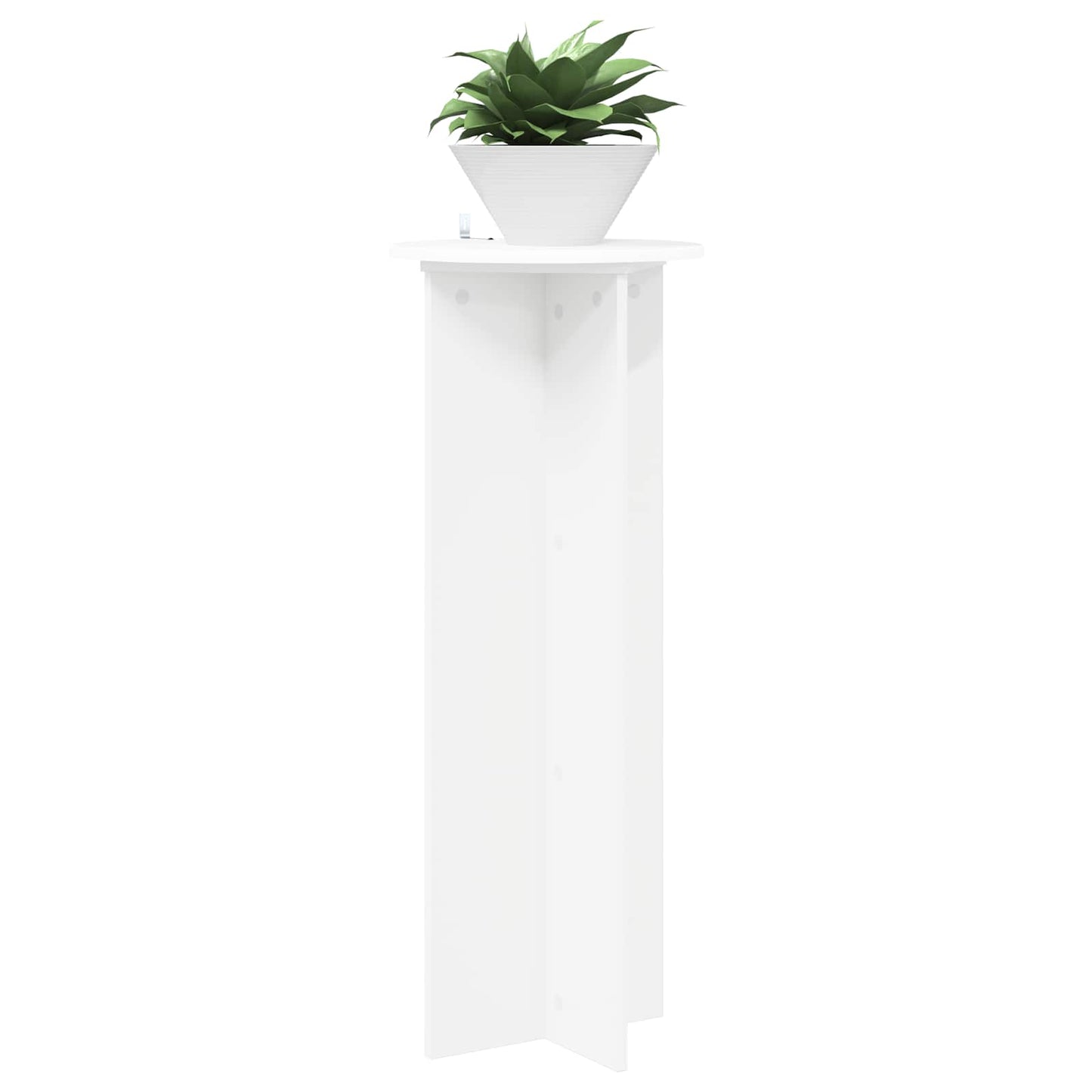 Supporto per piante 2 pcs Bianco Ø40 x 100 cm | homemem39