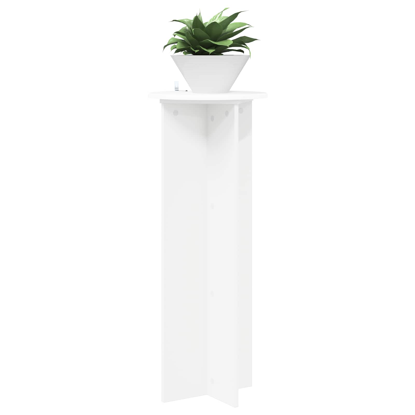 Supporto per piante 2 pcs Bianco Ø40 x 100 cm | homemem39