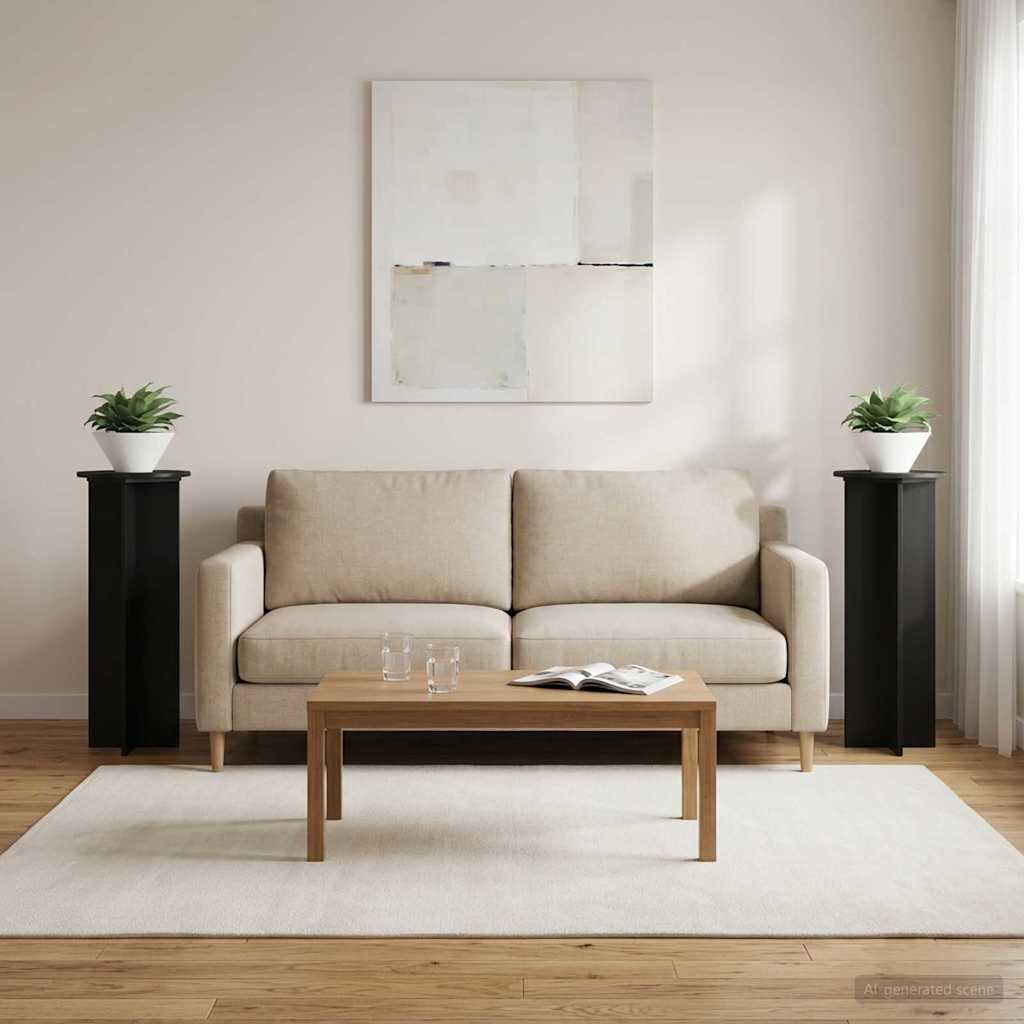 Supporto per piante 2 pcs Nero Ø40 x 100 cm | homemem39
