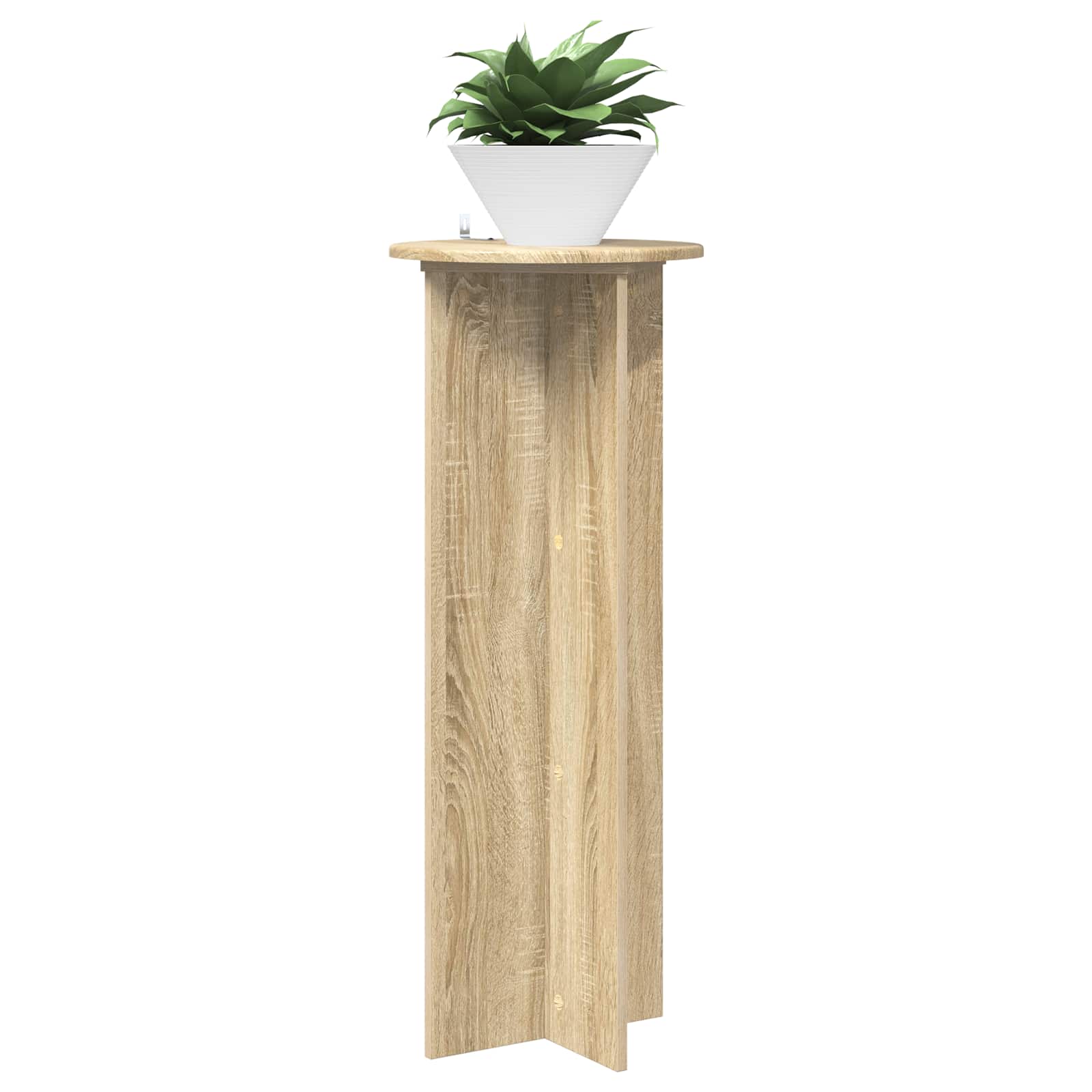 Supporto per piante 2 pcs Rovere Sonoma Ø40 x 100 cm | homemem39