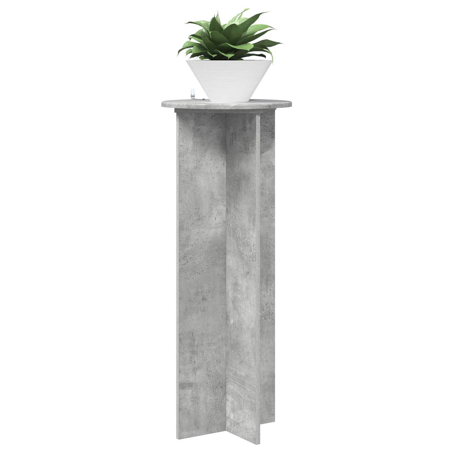 Supporto per piante 2 pcs Grigio Cemento Ø40 x 100 cm | homemem39