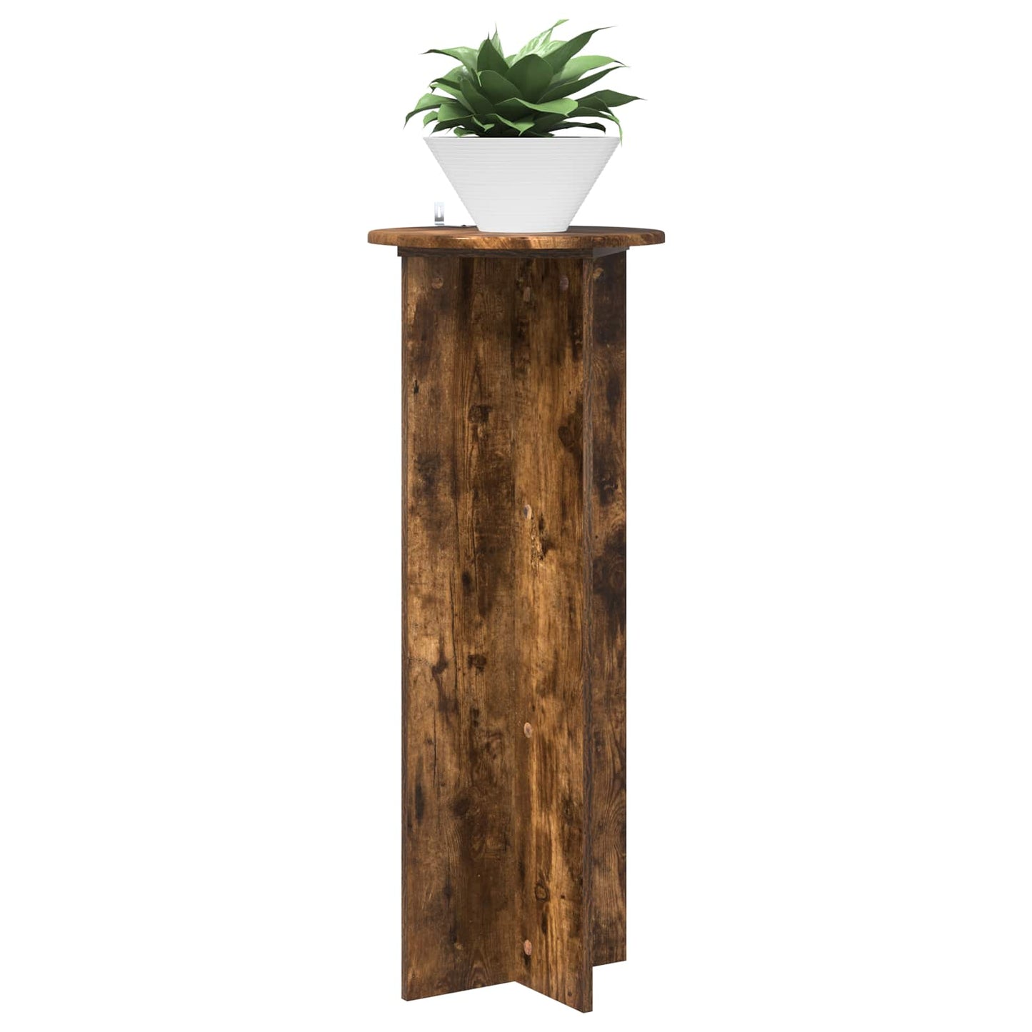 Supporto per piante 2 pcs Rovere Fumo Ø40 x 100 cm | homemem39