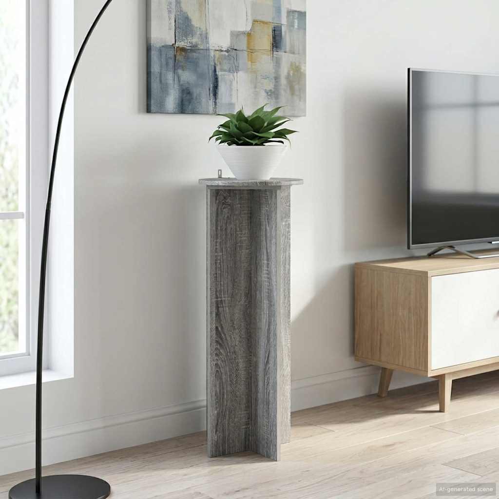 Supporto per piante 2 pcs Grigio Sonoma Ø40 x 100 cm | homemem39