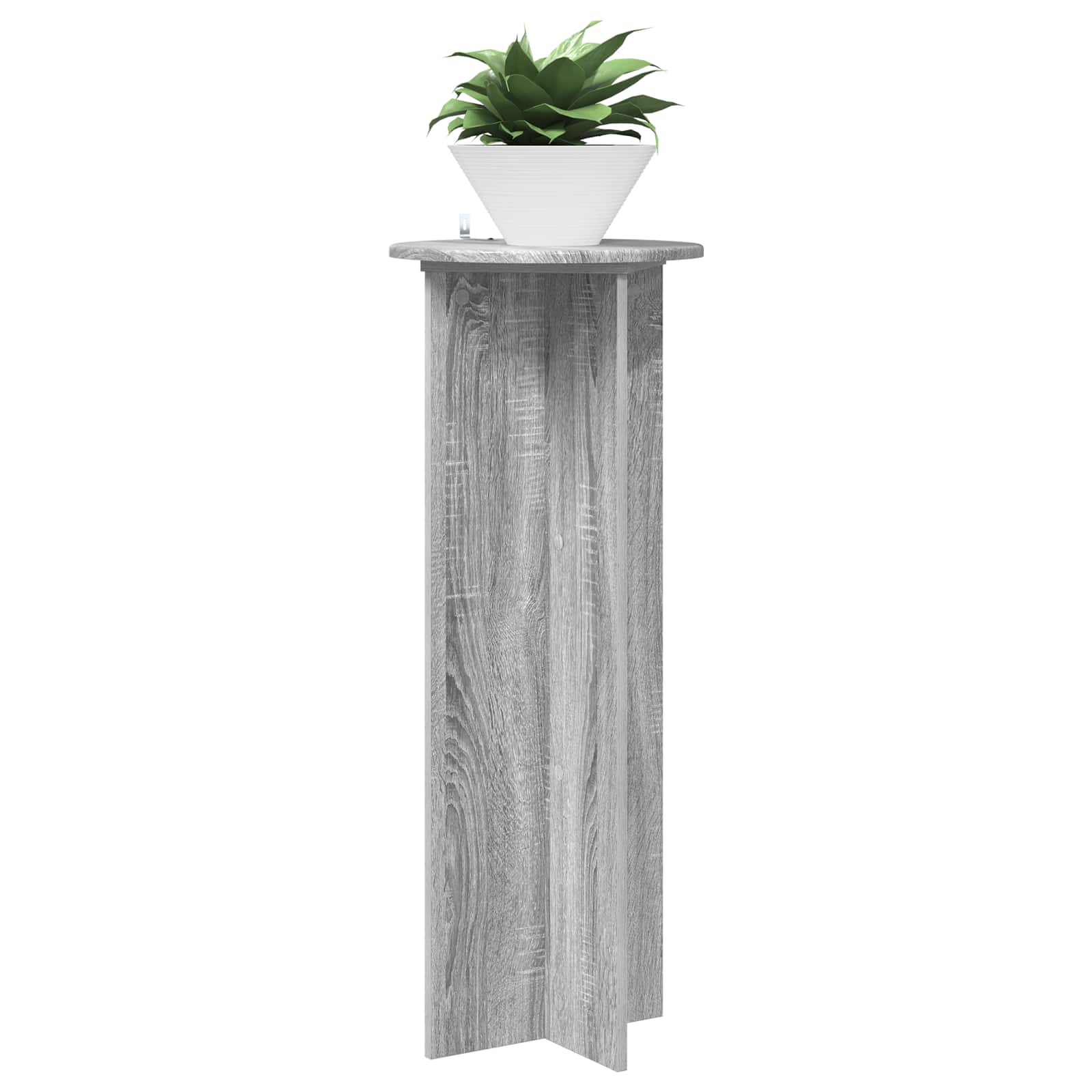 Supporto per piante 2 pcs Grigio Sonoma Ø40 x 100 cm | homemem39