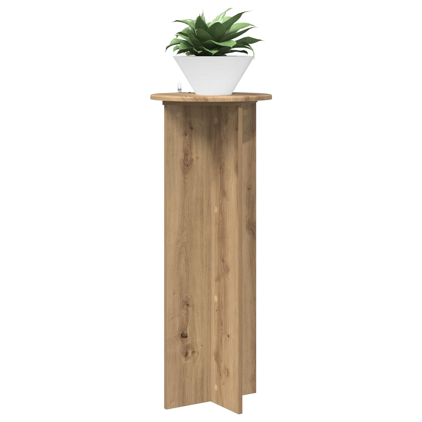 Supporto per piante 2 pcs Rovere Artigianale Ø40 x 100 cm