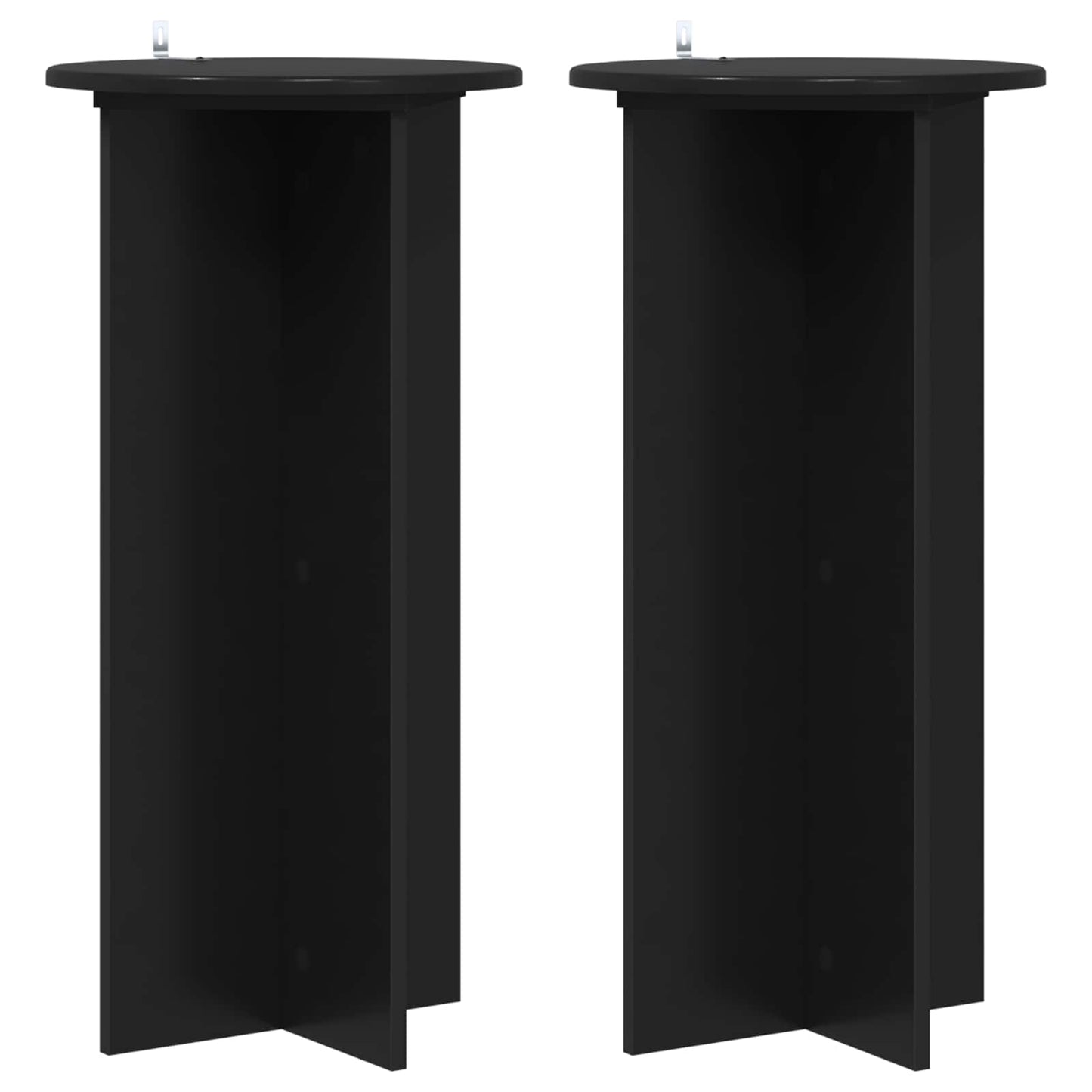 Supporto per piante 2 pcs Nero 40 x 40 x 80 cm | homemem39