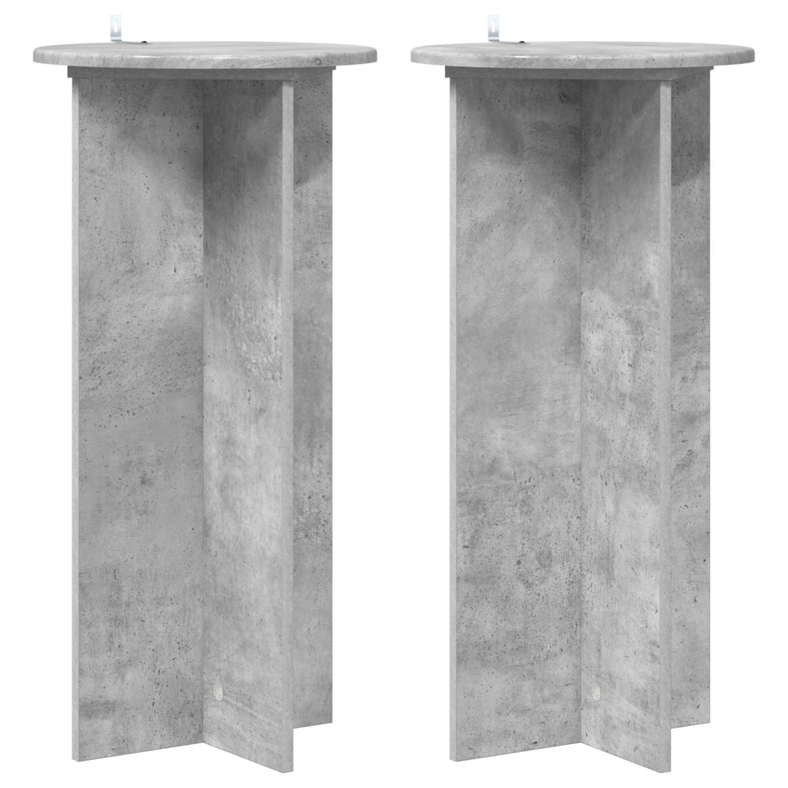 Supporto per piante 2 pcs Grigio Cemento 40 x 40 x 80 cm | homemem39