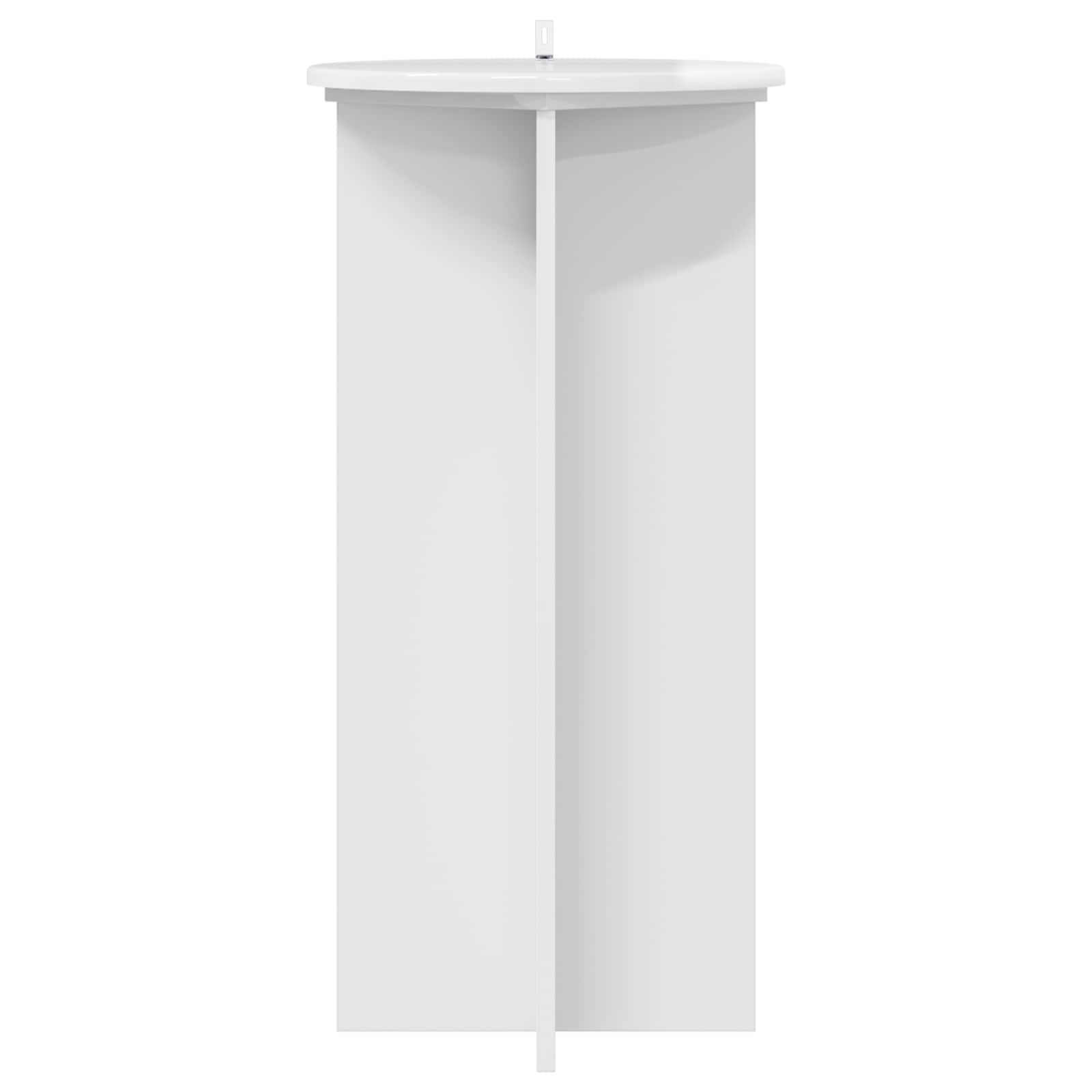 Supporto per piante 2 pcs Bianco Lucido 40 x 40 x 80 cm | homemem39