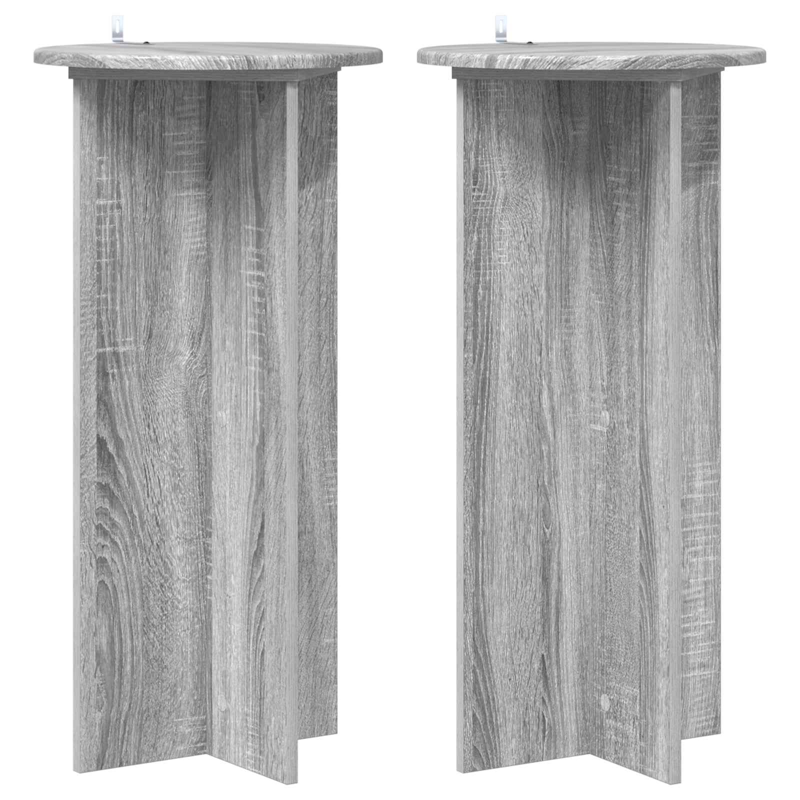 Supporto per piante 2 pcs Grigio Sonoma 40 x 40 x 80 cm | homemem39