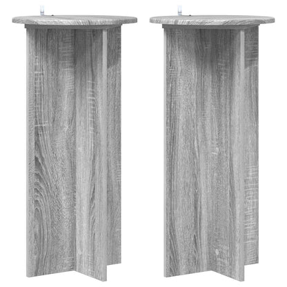 Supporto per piante 2 pcs Grigio Sonoma 40 x 40 x 80 cm | homemem39