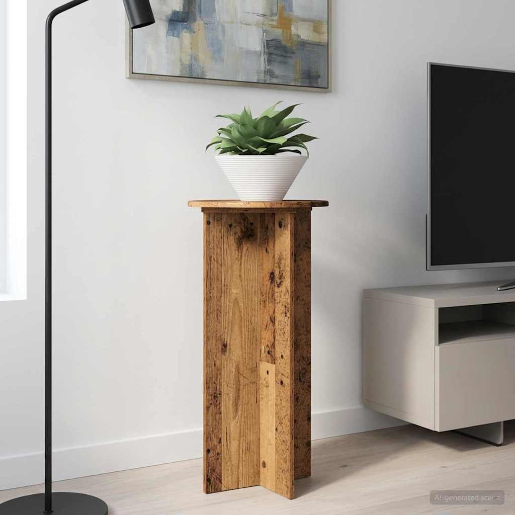 Supporto per piante 2 pcs Legno antico 40 x 40 x 80 cm | homemem39
