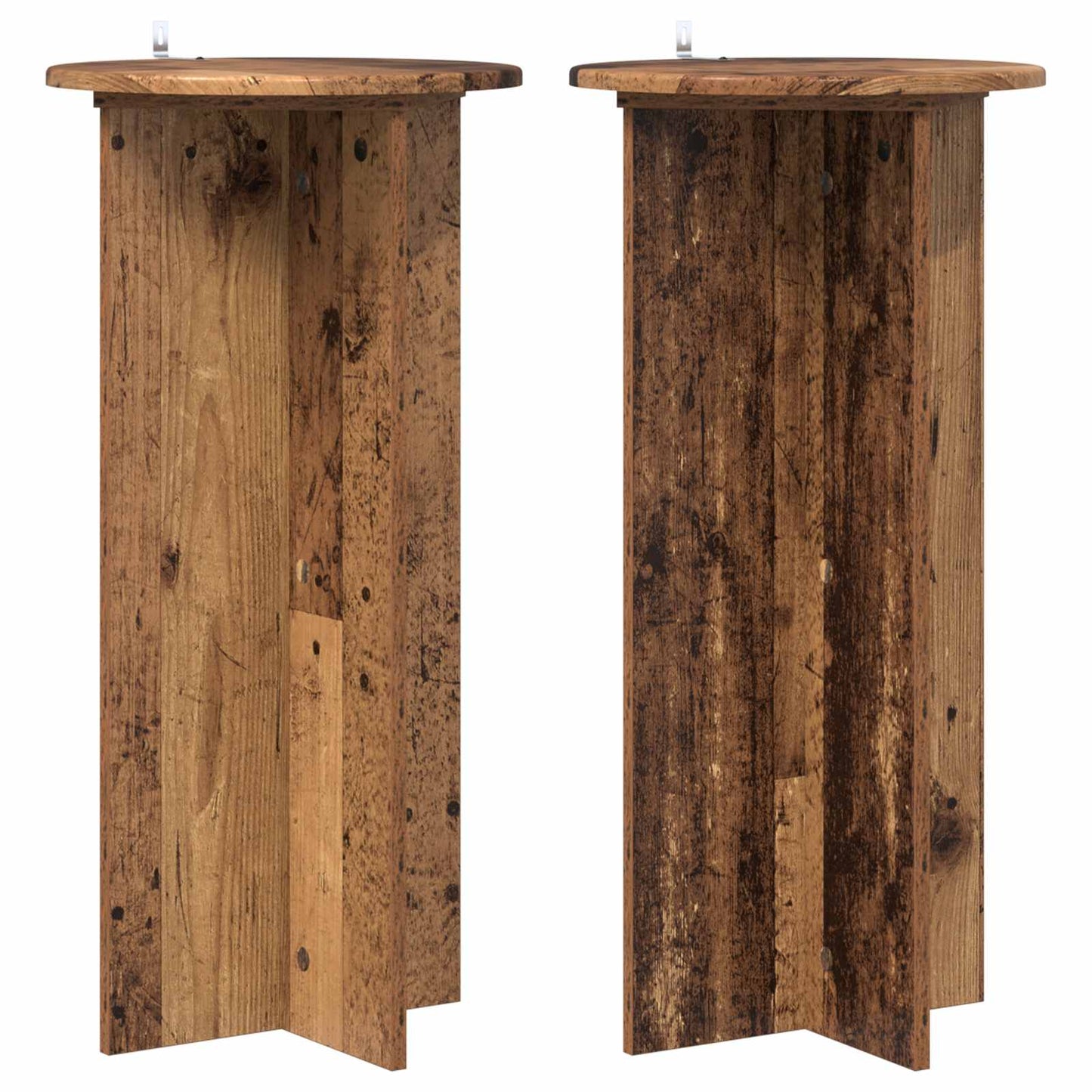 Supporto per piante 2 pcs Legno antico 40 x 40 x 80 cm | homemem39