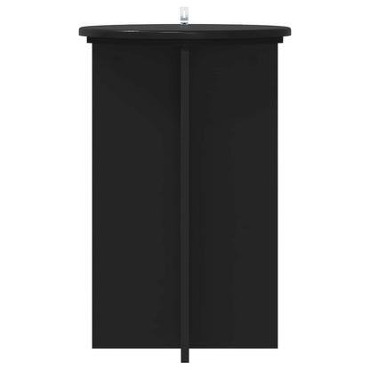 Supporto per piante 2 pcs Nero Ø40 x 60 cm Legno ingegnerizzato | homemem39