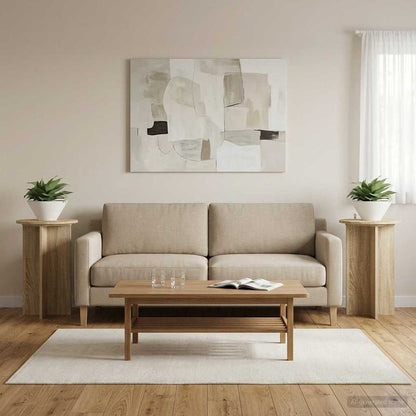 Supporto per piante 2 pcs Rovere Sonoma Ø40 x 60 cm | homemem39