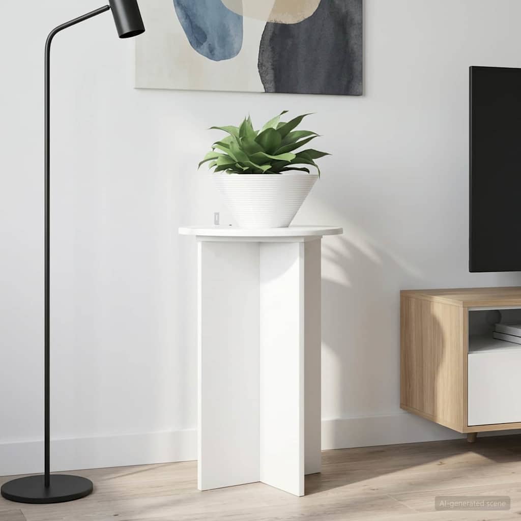 Supporto per piante 2 pcs Bianco Lucido Ø40 x 60 cm | homemem39