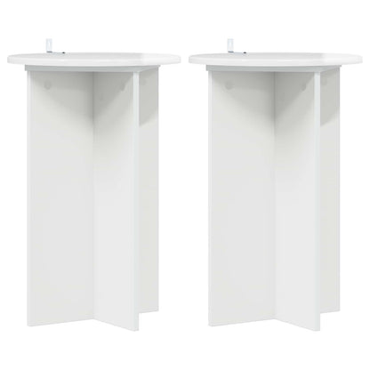 Supporto per piante 2 pcs Bianco Lucido Ø40 x 60 cm | homemem39