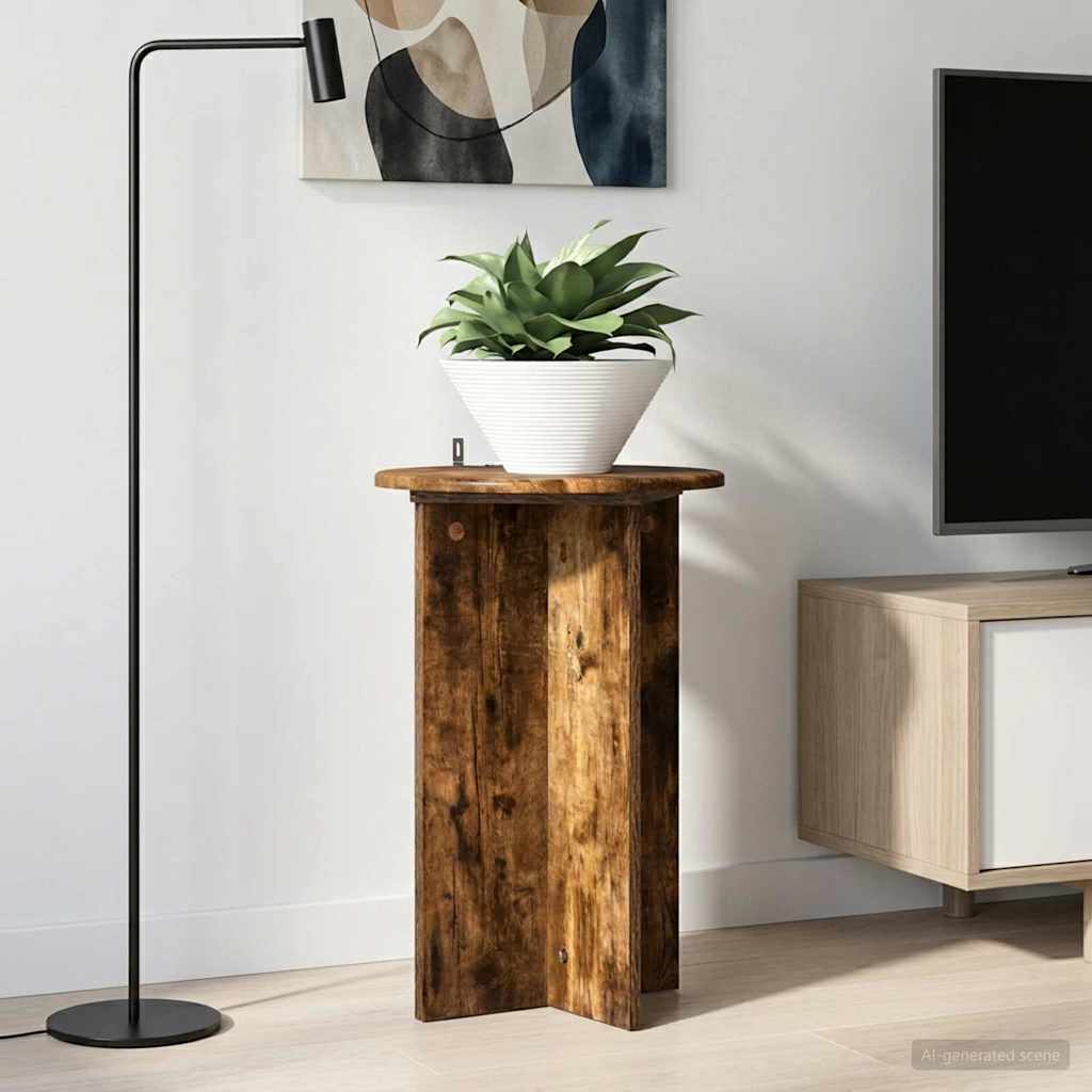 Supporto per piante 2 pcs Rovere Fumo Ø40 x 60 cm | homemem39
