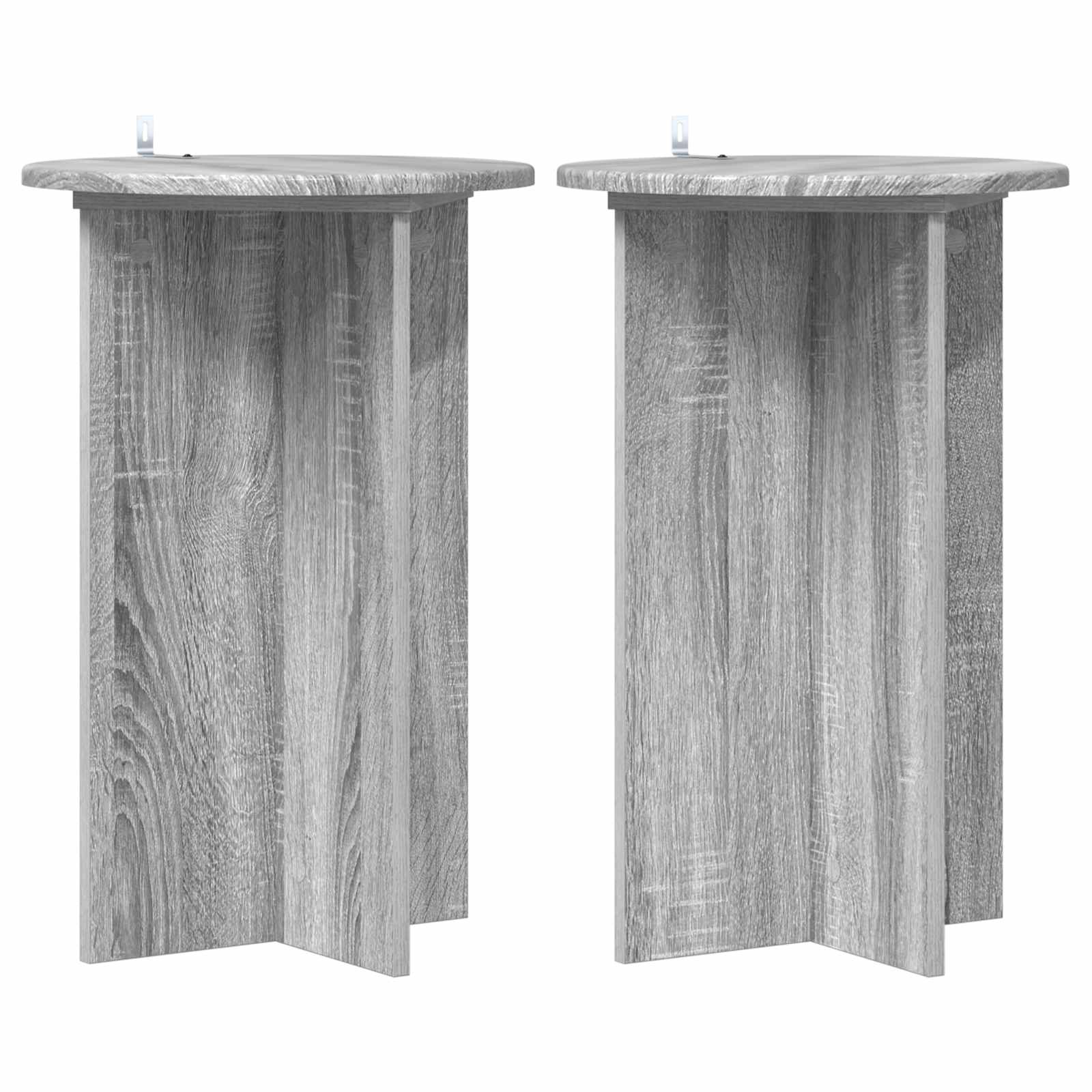 Supporto per piante 2 pcs Grigio Sonoma Ø40 x 60 cm | homemem39