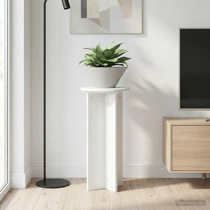 Supporto per piante 2 pcs Bianco Ø29,5 x 60 cm | homemem39