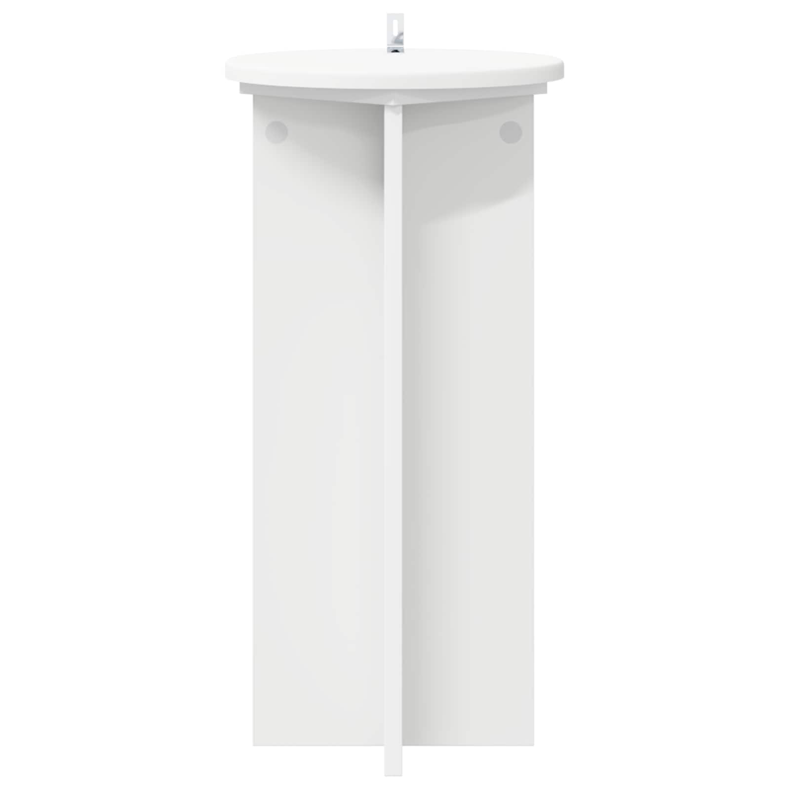 Supporto per piante 2 pcs Bianco Ø29,5 x 60 cm | homemem39