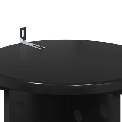 Supporto per piante 2 pcs Nero 29,5 x 29,5 x 60 cm | homemem39