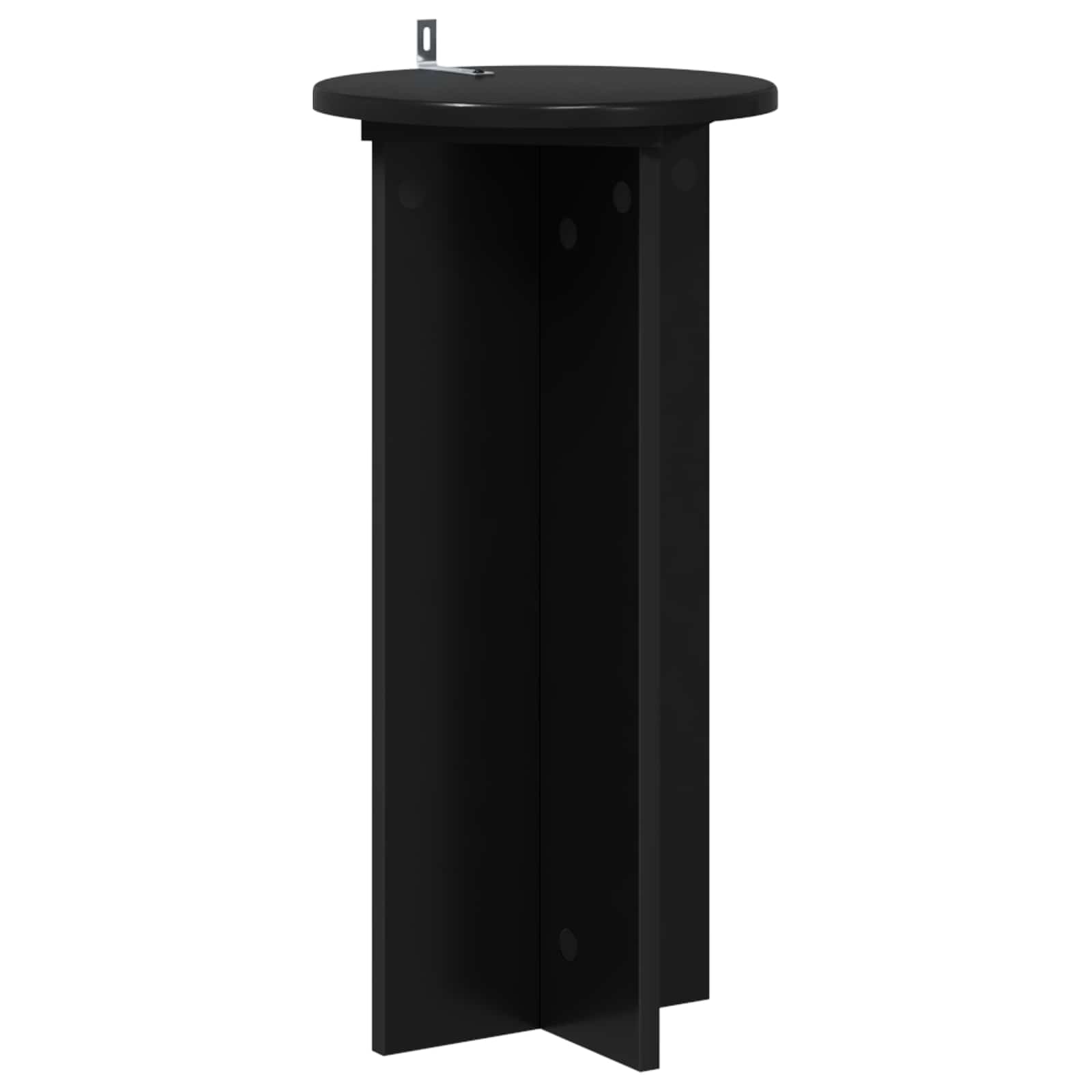 Supporto per piante 2 pcs Nero 29,5 x 29,5 x 60 cm | homemem39