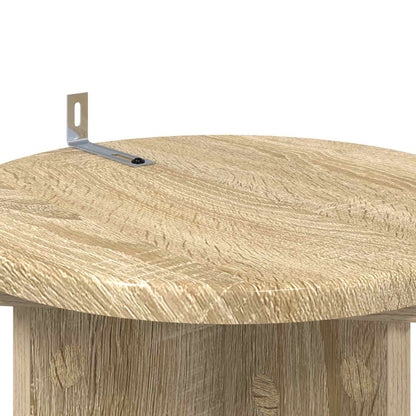 Supporto per piante 2 pcs Rovere Sonoma 29,5 x 29,5 x 60 cm | homemem39
