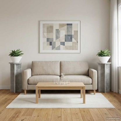 Supporto per piante 2 pcs Grigio Cemento 29,5 x 29,5 x 60 cm | homemem39