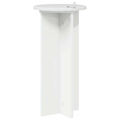 Supporto per piante 2 pcs Bianco Lucido 29,5 x 29,5 x 60 cm | homemem39