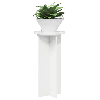 Supporto per piante 2 pcs Bianco Lucido 29,5 x 29,5 x 60 cm | homemem39