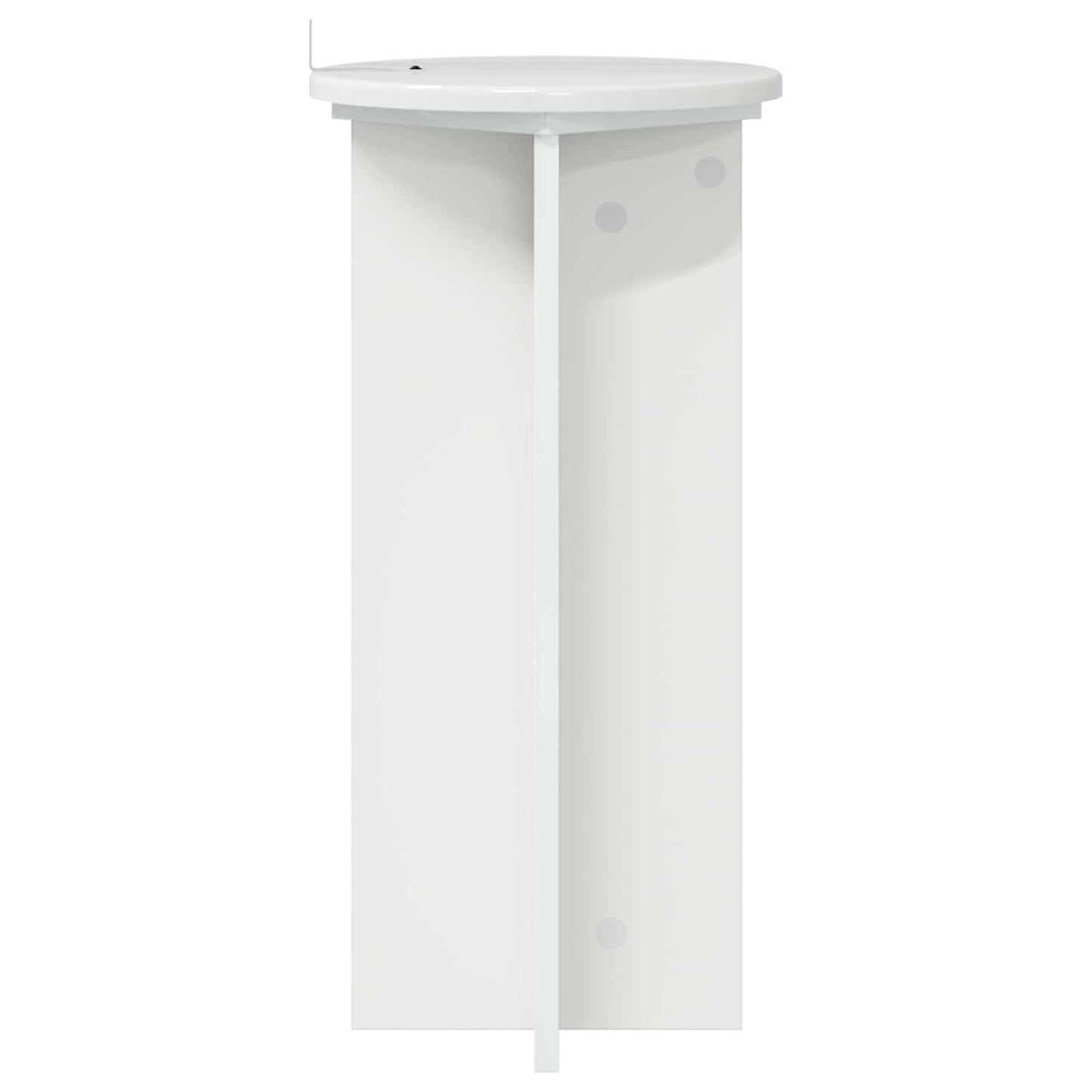 Supporto per piante 2 pcs Bianco Lucido 29,5 x 29,5 x 60 cm | homemem39