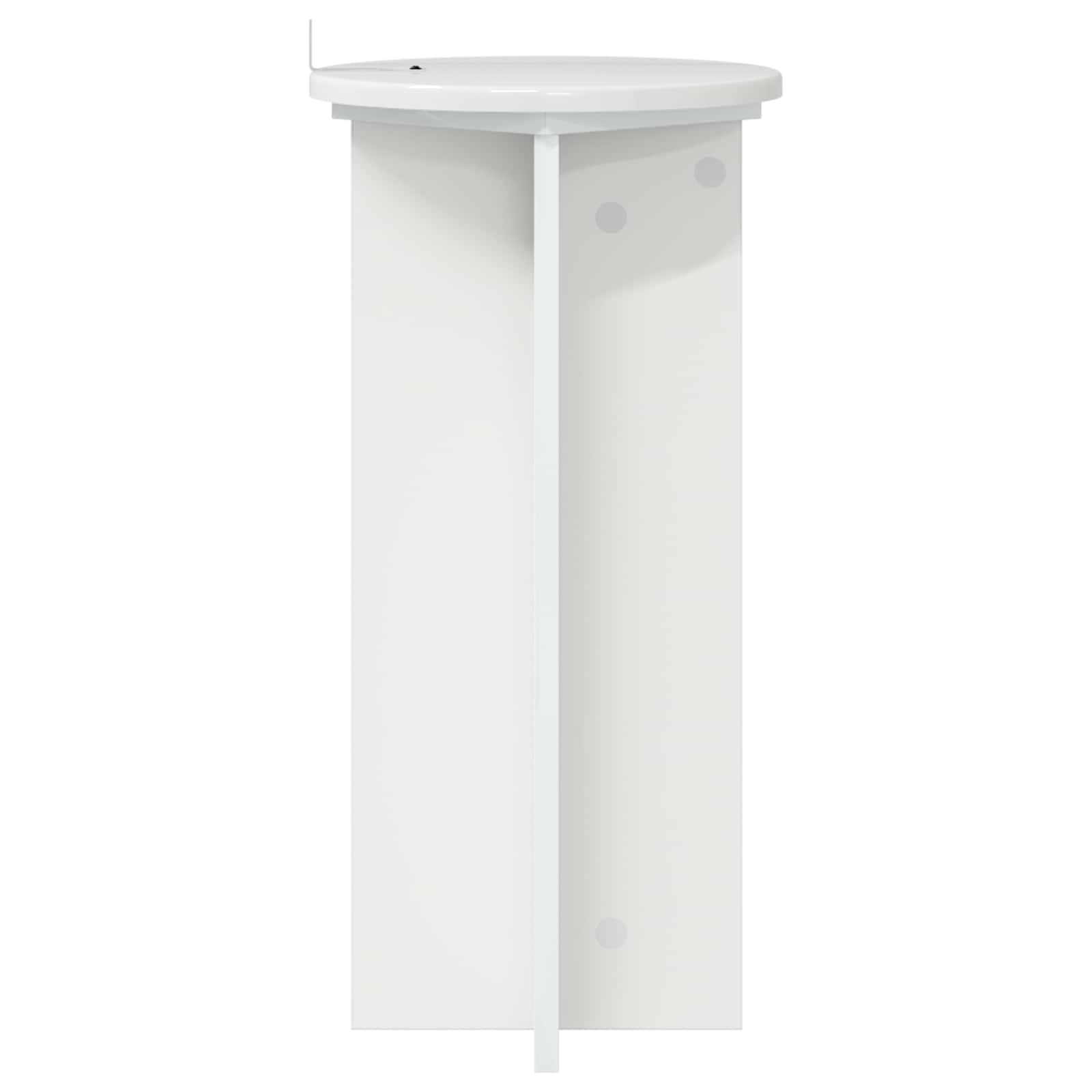 Supporto per piante 2 pcs Bianco Lucido 29,5 x 29,5 x 60 cm | homemem39