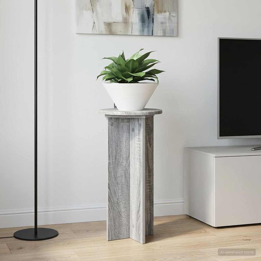 Supporto per piante 2 pcs Grigio Sonoma 29,5 x 29,5 x 60 cm | homemem39