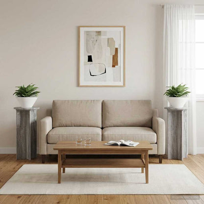 Supporto per piante 2 pcs Grigio Sonoma 29,5 x 29,5 x 60 cm | homemem39