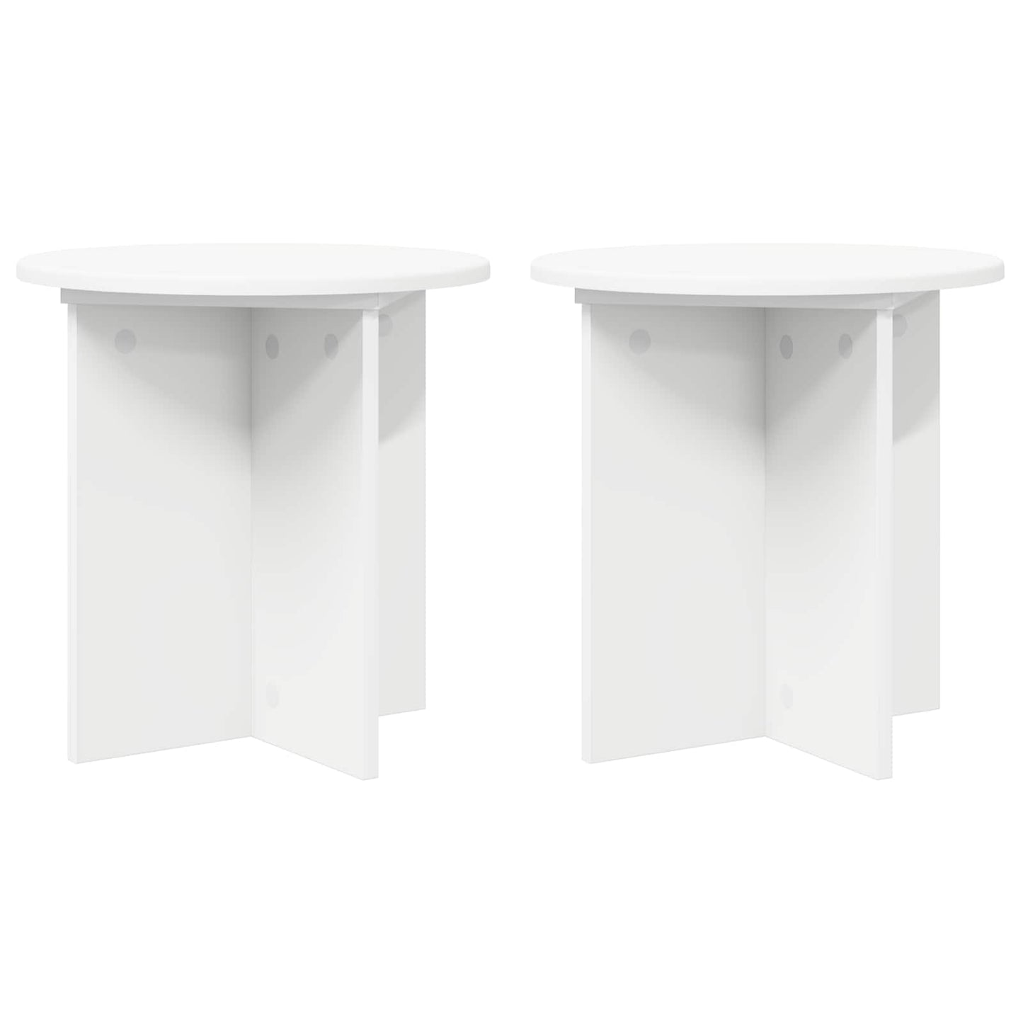 Supporto per piante 2 pcs Bianco Ø40 x 40 cm | homemem39