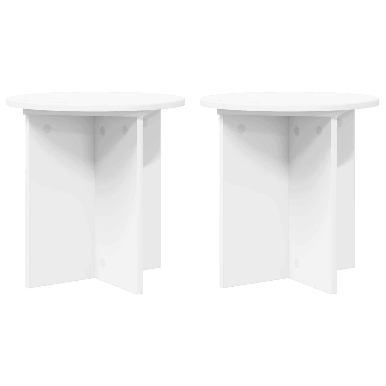 Supporto per piante 2 pcs Bianco Ø40 x 40 cm | homemem39