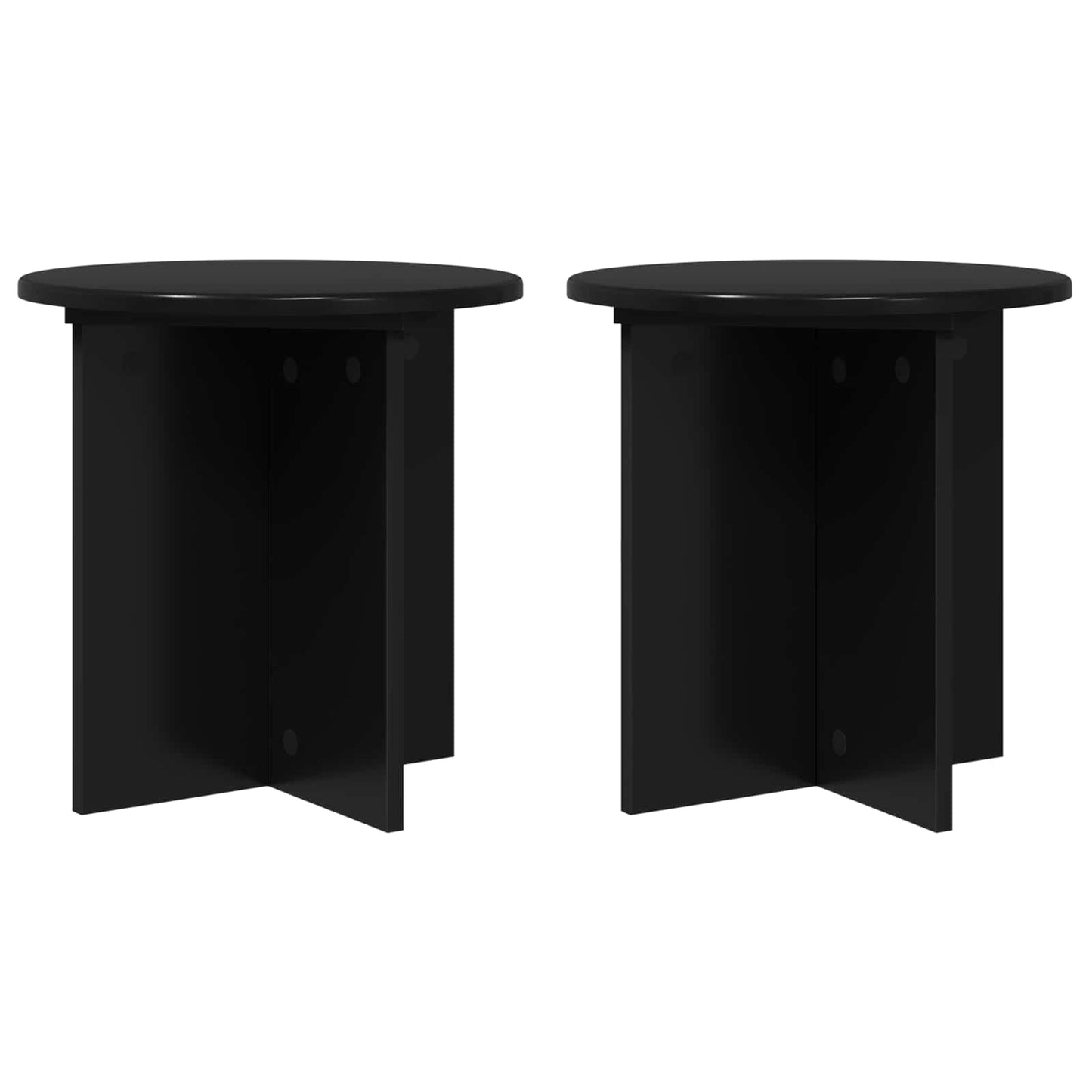 Supporto per piante 2 pcs Nero 40 x 40 x 40 cm | homemem39