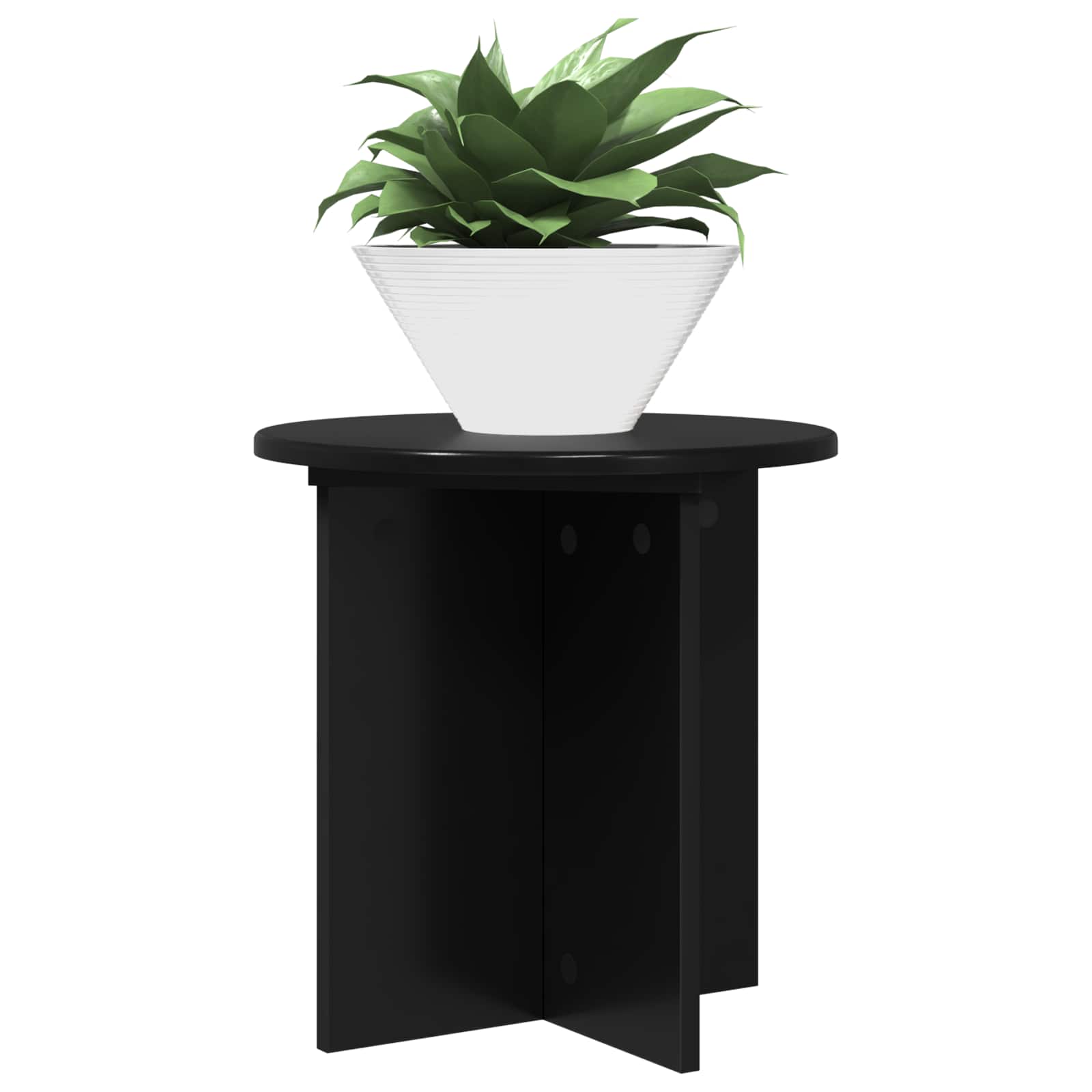 Supporto per piante 2 pcs Nero 40 x 40 x 40 cm | homemem39