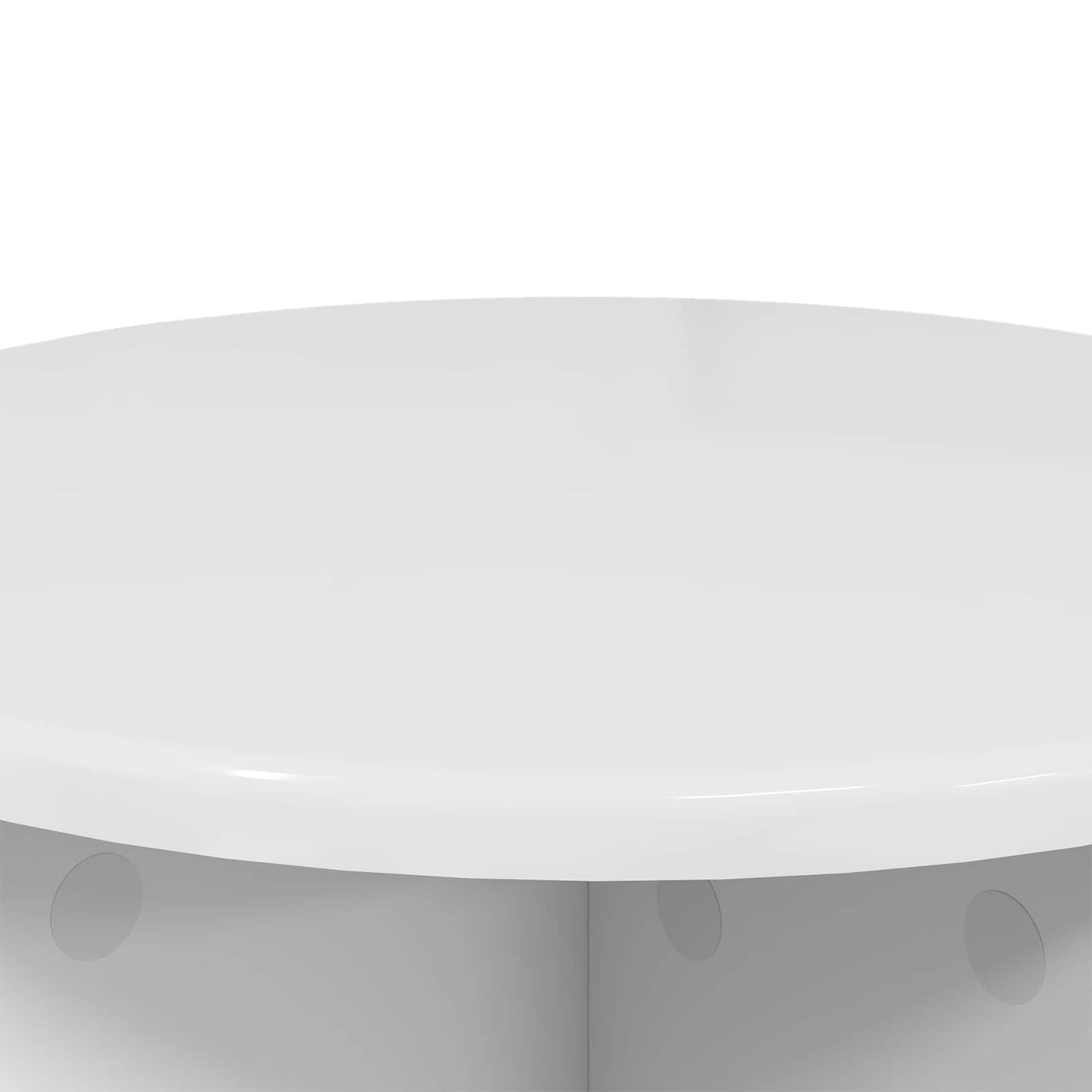 Supporto per piante 2 pcs Bianco Lucido 40 x 40 x 40 cm | homemem39
