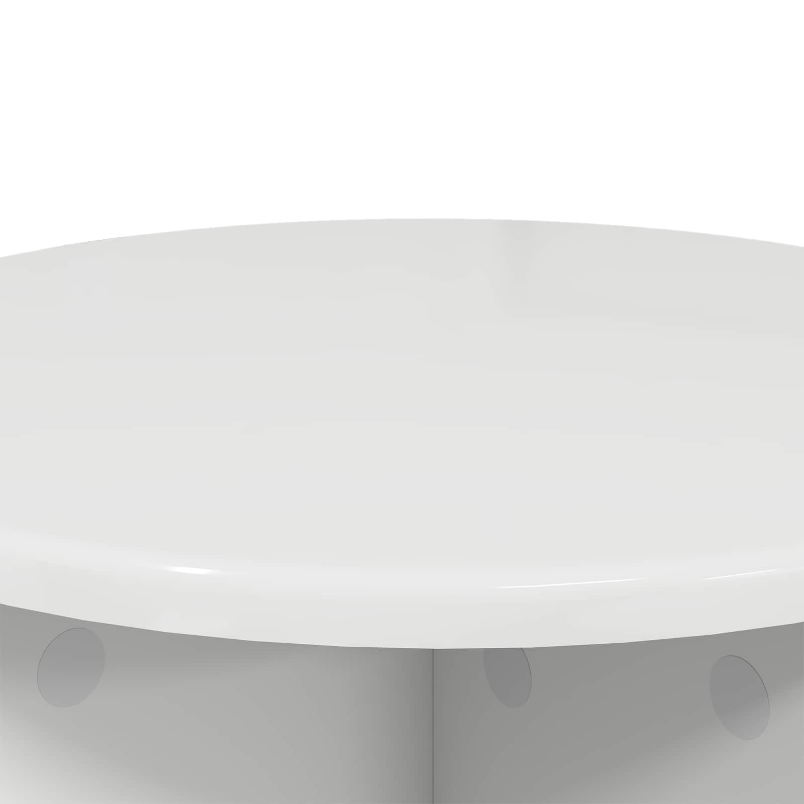 Supporto per piante 2 pcs Bianco Lucido 40 x 40 x 40 cm | homemem39